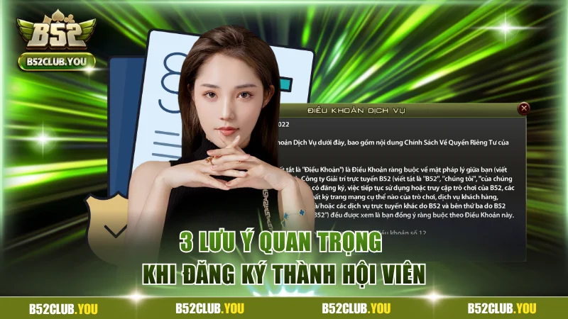 3 lưu ý quan trọng khi đăng ký thành hội viên