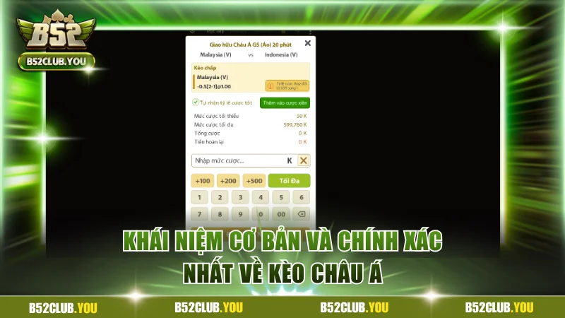 Khái niệm cơ bản và chính xác nhất về kèo châu Á