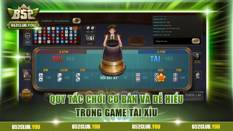 Quy tắc chơi cơ bản và dễ hiểu trong game tài xỉu